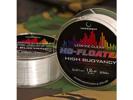 Vlasec Gardner HD-Floater 250m|0,31mm/ 5,4kg/ 12lb (clear-čirá)