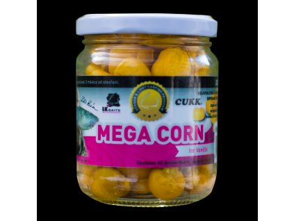 LK Baits obří kukuřice Mega Corn Ice Vanilla 220ml