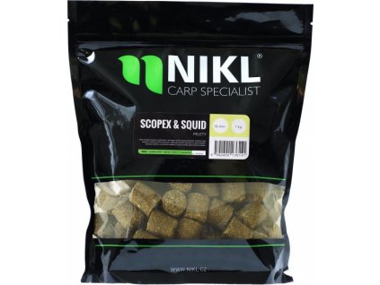Nikl Pelety Scopex & Squid 1kg (Varianta Nikl Pelety Scopex & Squid 18mm s dírkou, 1kg)