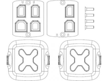 Humminbird organizér na kabely Cable Kit MBCC 1100