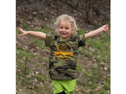 Mikbaits oblečení - Dětské tričko camou 2 - 4 roky