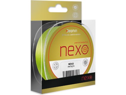 Delphin NEXO 8 / fluo zelená (Velikost 0,16mm 9,9kg 130m, Varianta Delphin NEXO 8 fluo)