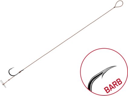 Návazec Delphin Proxi Quickstop / 6ks (Velikost 8cm / 0,10mm / BARB #8)