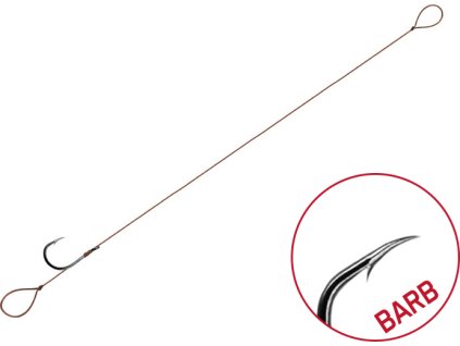 Návazec Delphin Proxi Loop / 6ks (Velikost 8cm / 0,10mm / BARB #8)