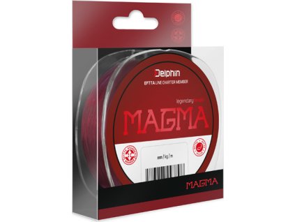 Monofil Delphin MAGMA / bordový (Velikost 0,165mm 2,5kg 200m)