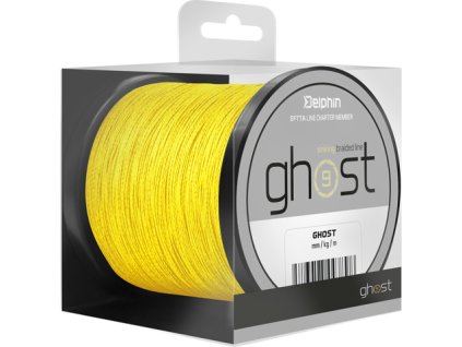 Delphin GHOST 8+1 / žlutá (Velikost Univerzální, Varianta Delphin GHOST 8+1 žltá | 0,18mm 20lbs 1000m)