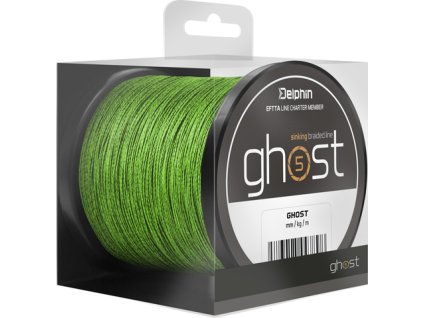 Delphin GHOST 4+1 / zelená (Velikost Univerzální, Varianta Delphin GHOST 4+1 zelená | 0,18mm 20lbs 1000m)