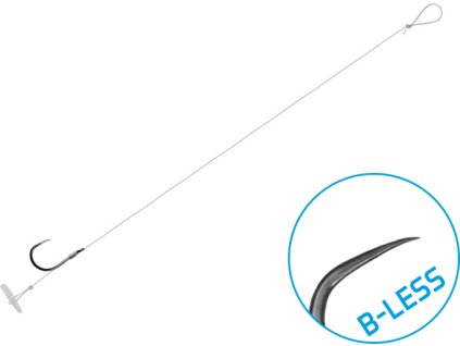 Návazec Delphin FLR Quickstop / 6ks (Velikost 8cm / 0,22mm / B-LESS #6)