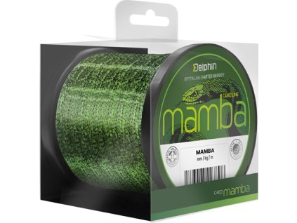 Delphin MAMBA Carp / kamufláž (Velikost 0,26mm 5,2kg 300m)