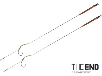 Návazec Delphin THE END Skin RIG / 2ks (Velikost 20cm/25lbs/#4)