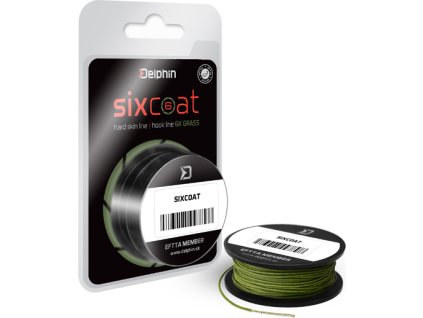 Delphin SIXCOAT Skin Line grass (Velikost 25lbs 5m)