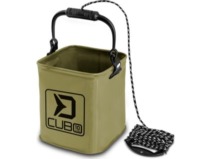 Skládací vědro Delphin CUBO (Velikost 5L + 5m)