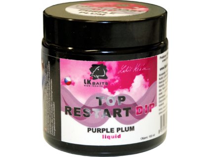 LK Baits Top ReStart Dip Purple Plum 100ml