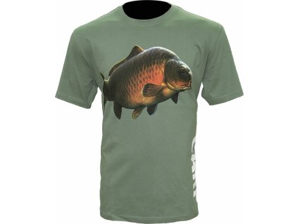 Zfish Tričko Carp T-Shirt Olive Green