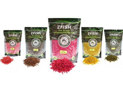 ZFISH Pva Ready & Method Feeder Mix 2-3mm/1kg