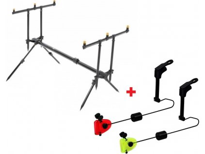 ZFISH Stojan Rod Pod Classic 3 Rods + 2x Indikátor záběru zdarma!