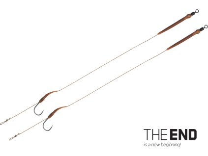 Návazec Delphin THE END Boilie rig / 2ks (Velikost 20cm/25lbs/#4)
