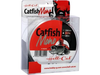 Vlasec Hell-Cat Catfish Mono Clear 300m|0,50mm, 15,3kg