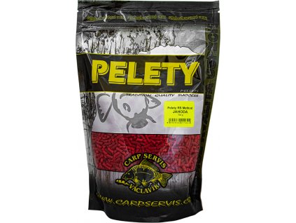 Pelety RS Method - 700 g/Jahoda/červená