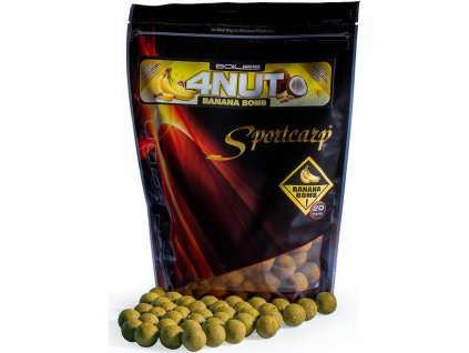 Sportcarp boilies 4NUT Banana Bomb (Varianta 18 mm 1 kg)