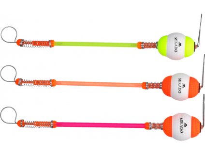 SIGNALIZÁTOR - HANGER S POLYSTYRENEM A HADIČKOU 16cm VEL. M - ČERVENÉ A ŽLUTÉ - 10 ks