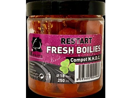 LK Baits Fresh Boilie Restart Compot N.H.D.C. 18mm 250ml