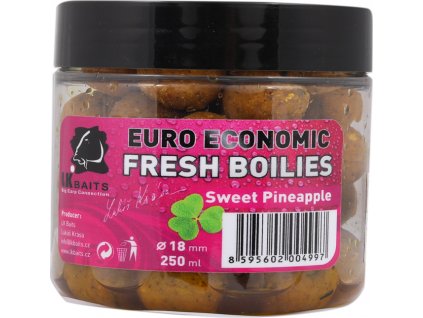 LK Baits Fresh Boilie Euro Economic G8 Pineapple 18mm 250ml