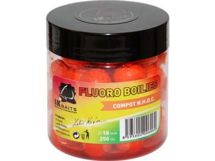 LK Baits Fluoro Boilies Compot NHDC
