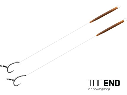Návazec Delphin THE END D-Rig / 2ks (Velikost 20 cm / 17lbs / #4)