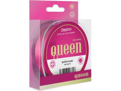 Delphin QUEEN Feeder / růžový (Velikost 0,18mm 2,7kg 300m)