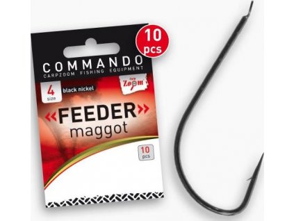 Háčky Feeder Maggot - 10 ks/vel.10