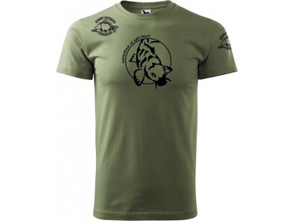 Tričko khaki CSV - černá/vel.XXL