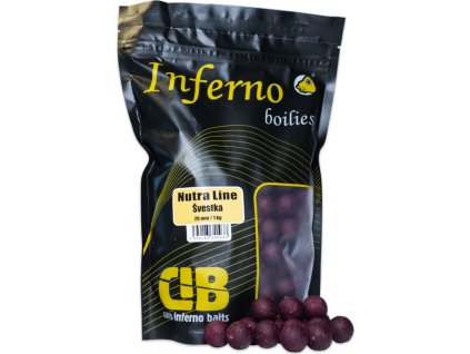 Carp Inferno Boilies Nutra Line - Švestka|20 mm 1 kg