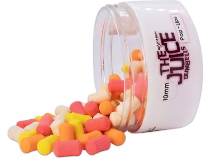 Bait-Tech plovoucí nástraha The Juice Dumbells - Pop-Ups 10 mm 100 ml