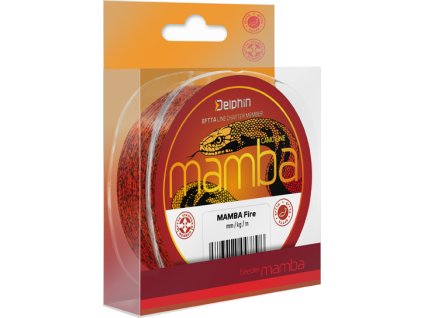 Delphin MAMBA Feeder / Fire (Velikost 0,16mm 2,5kg 200m)