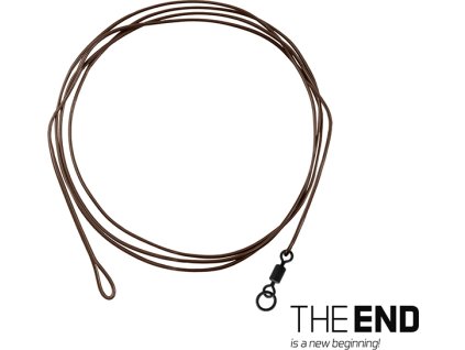 Návazec Delphin THE END Aramid Leader / 1ks (Velikost 100 cm / 60lbs)