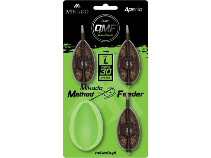 Krmítko Method Feeder Aperio Q.M.F. System vel.L Sada 3×20g + Forma- 1 Sada