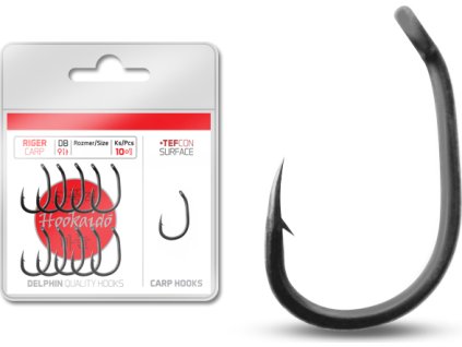 Háček Delphin HKD RIGER tefcon / 10+1ks (Velikost veľ.4)