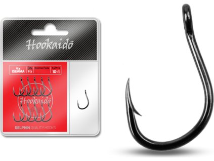 Háček Delphin HKD 4xISEAMA ring/ 10+1ks (Velikost BN/1)
