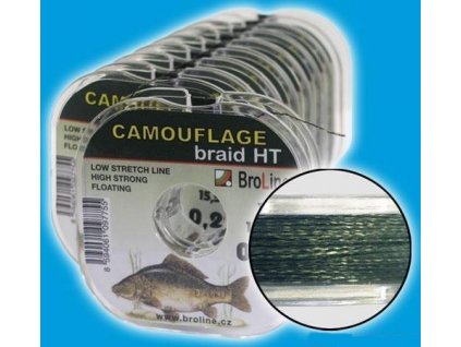 Camouflage Braid/100 m, 0,14 mm, 10,3 kg