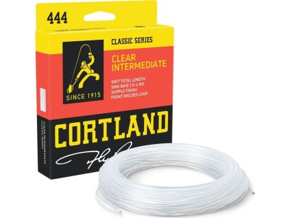 Cortland muškařská šnůra 444 Classic Intermediate Clear Fresh/Salt|WF4I 90ft