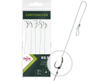 Návazec FC Power Feeder Rig KO.9 - 5 ks/10 cm/0,18 mm/vel.12