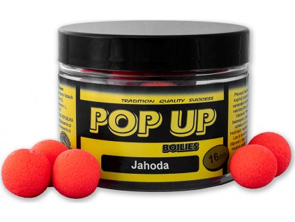 Pop Up - dóza/50 g/16 mm/Jahoda