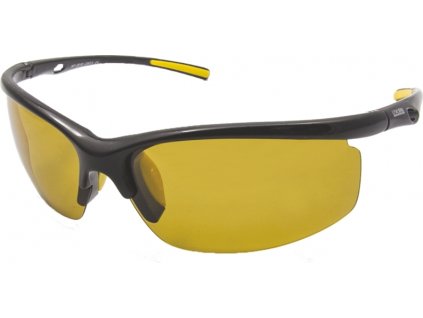Mistrall brýle polarizační žluté s černými půl obroučky