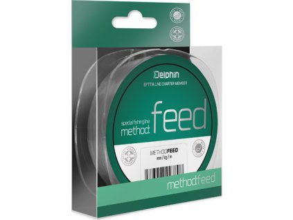 Delphin METHOD FEED šedá (Velikost 0,14mm 1,8kg 150m)
