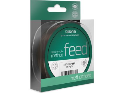 Delphin METHOD FEED hnědá (Velikost 0,14mm 1,8kg 150m)