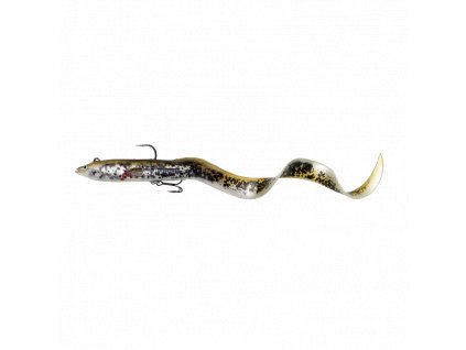 Savage Gear Gumová Nástraha 4D Real Eel Olive Pearl 20cm, 38g