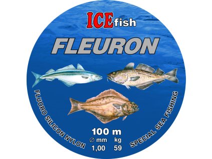 Vlasec ICE fish Fleuron (síla vlasce průměr 0,60 mm, nosnost vlasce 22 kg)