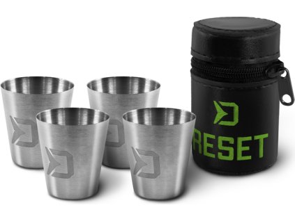 Set nerezových pohárků Delphin RESET 4v1