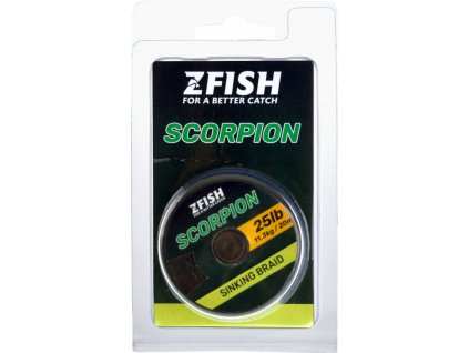 Zfish Šňůrka Scorpion Sinking Braid - 20m